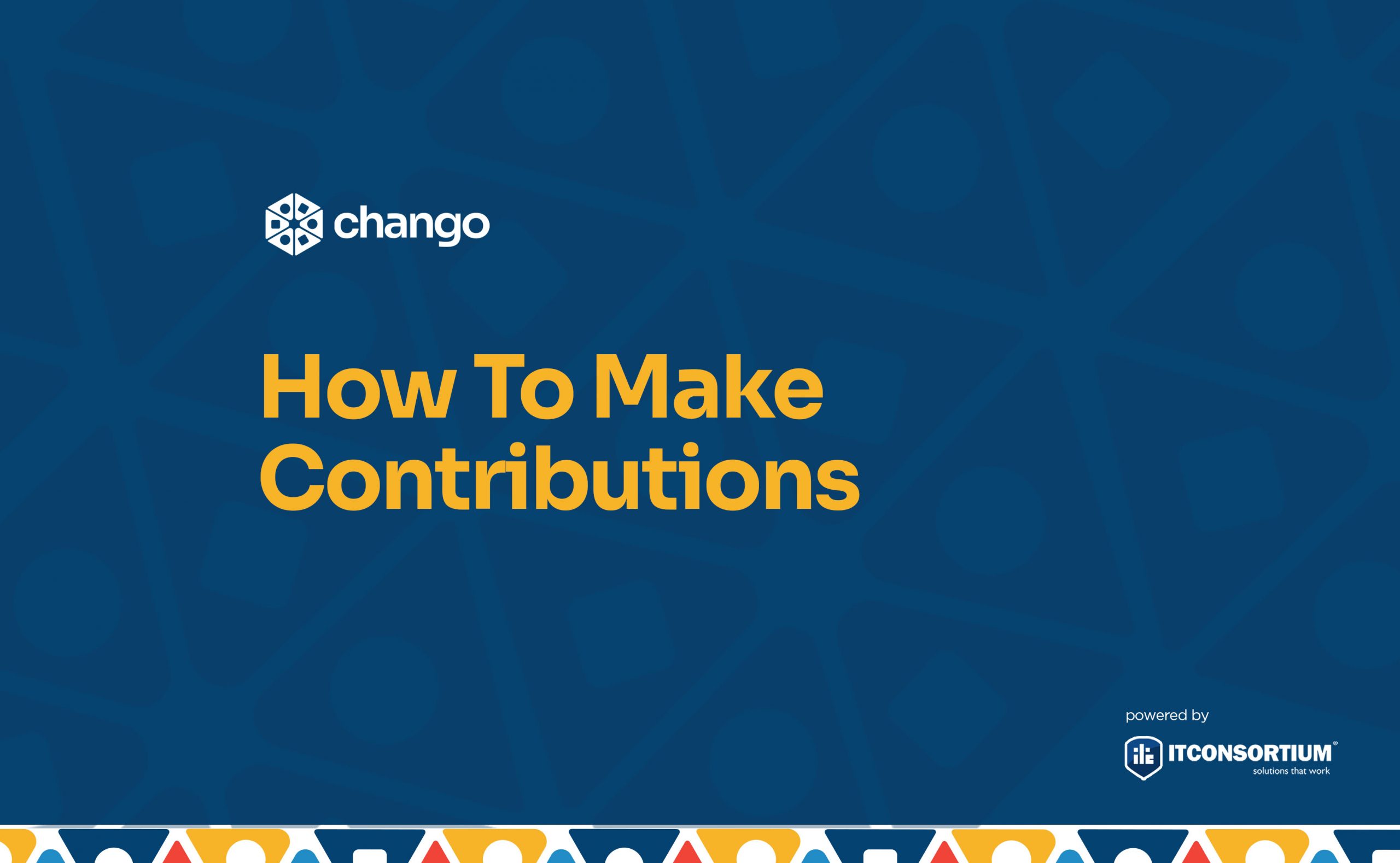 How to make contributions