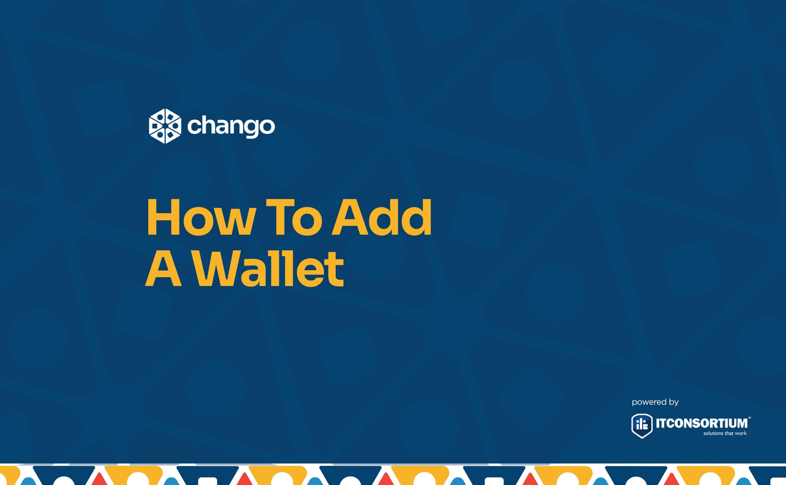 How to add a wallet